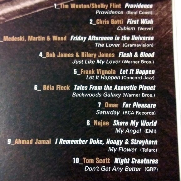 3 Jazziz Magazine Vintage Jazz Compact Disc, Chris Botti, Marcus Miller, Jazz - Picture 7 of 11